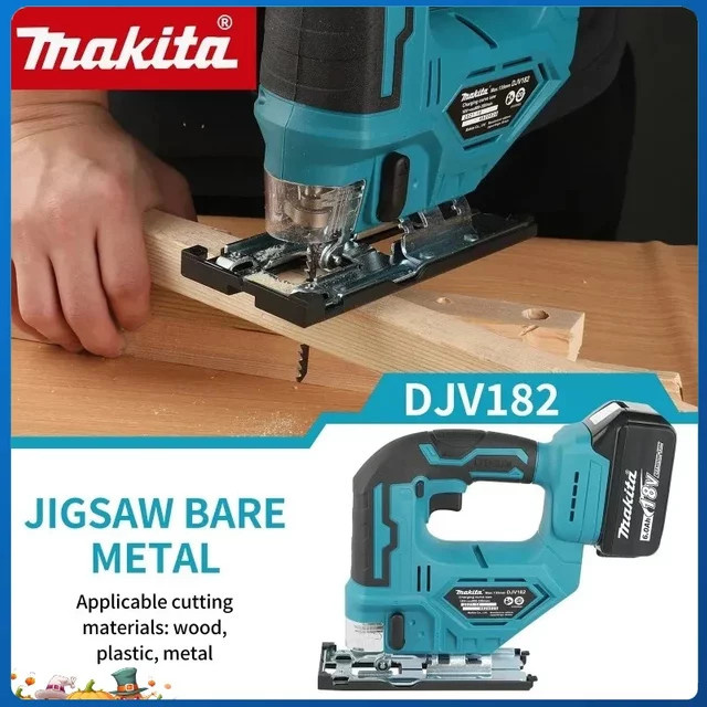 Makita DJV182Z Bürstenlose Akku-Stichsäge mit Akku-Fassgriff 340 W - Bild 1