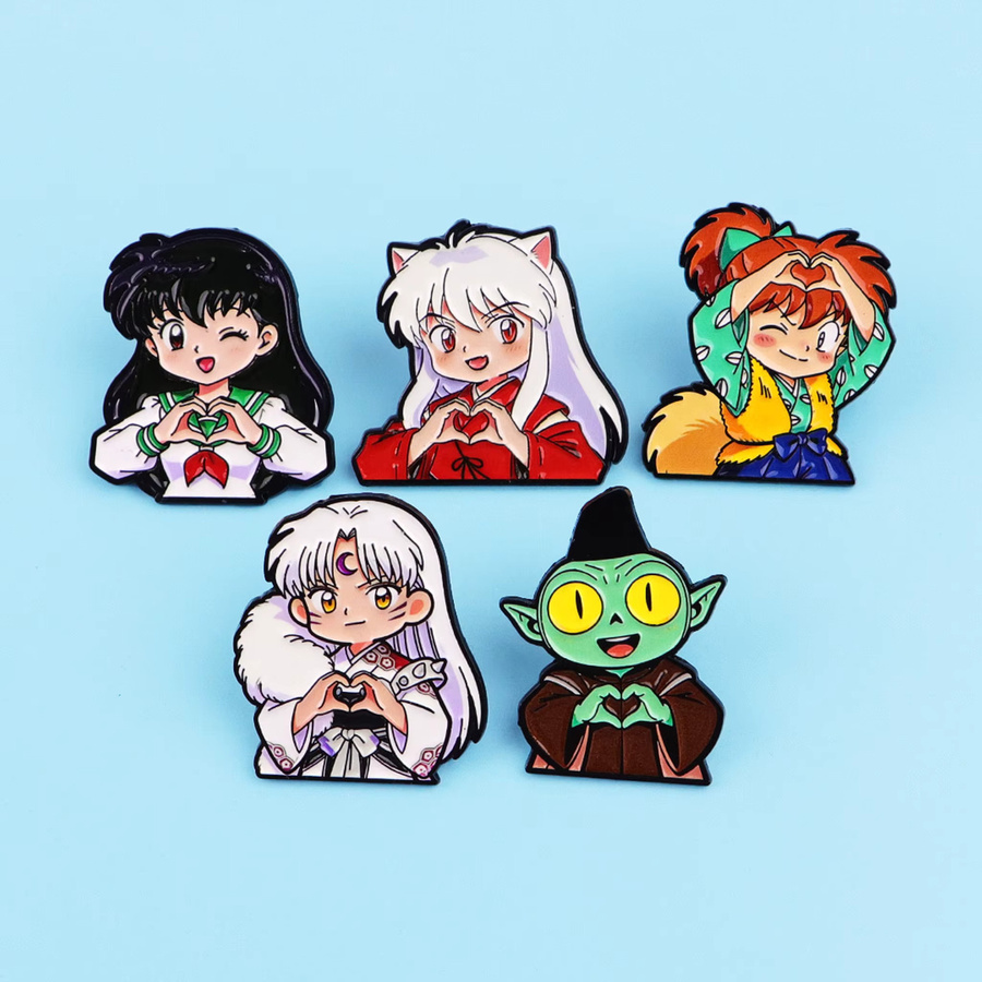 Bandai Anime-Serie Emaille-Pins, 3-8 Stück/Set, Cartoon-Charaktere Anstecknadeln - Bild 2
