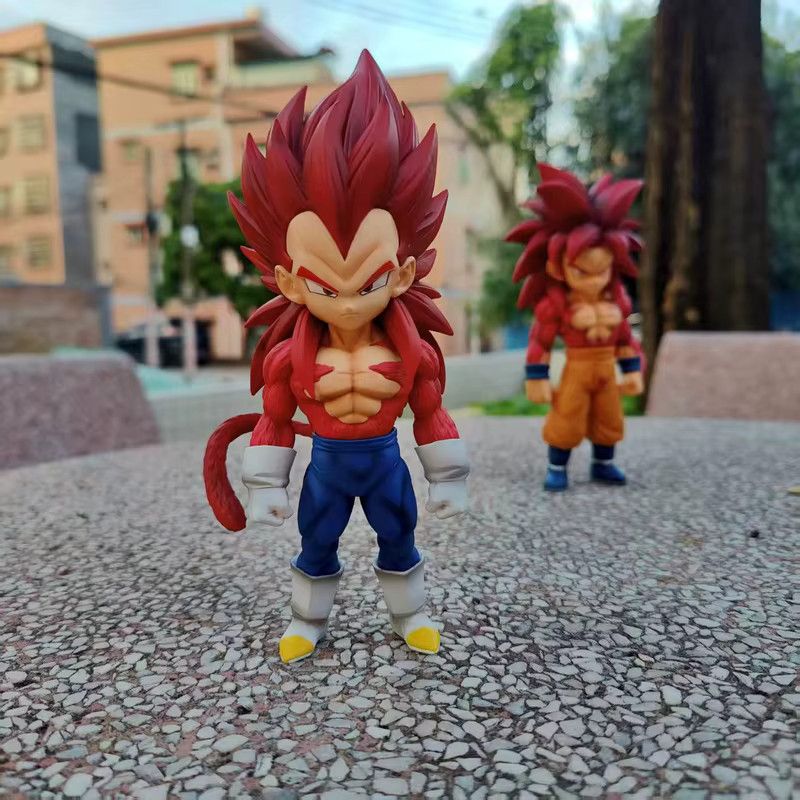 Bandai Dragon Ball Anime Figur Vegeta Super Saiya Super Four Q Edition aus PVC - Bild 2