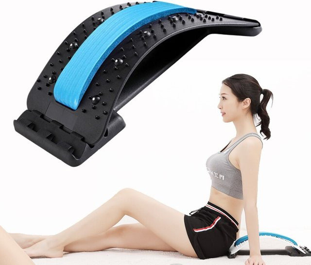 Magnettherapie-Rückenstütze mit Multi-Level-Massage für Lendenwirbelsäule und Halswirbelsäule zur Fitness und Unterstützung - Bild 1