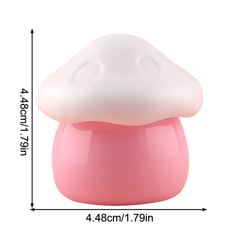 JCSYFAC Lip Gloss Flasche Pilzform, 10 ml, Pink - Bild 2