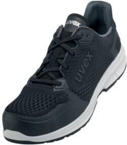 uvex 1 sport Sicherheitshalbschuhe S1 SRC aus Textil in Schwarz-Weiß, Größe 40 - Bild 1