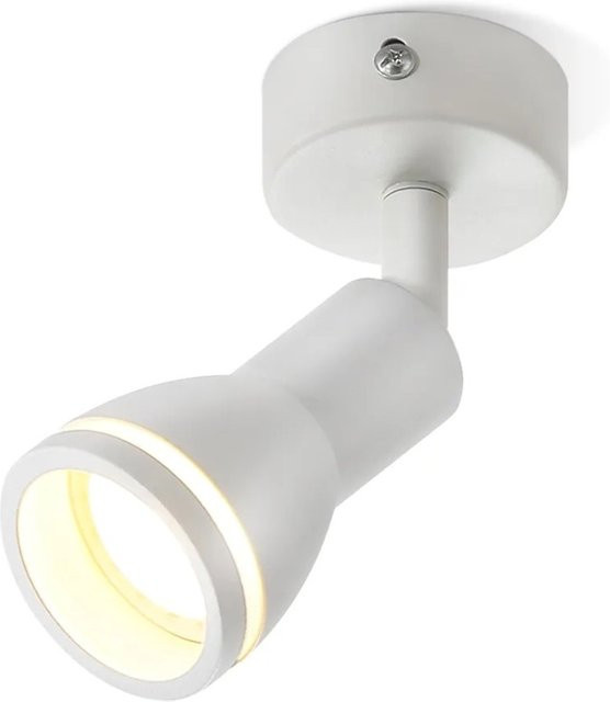 NETTLIFE Deckenstrahler aus Metall in Weiß mit 1x GU10 Fassung, verstellbar und modern - Bild 1