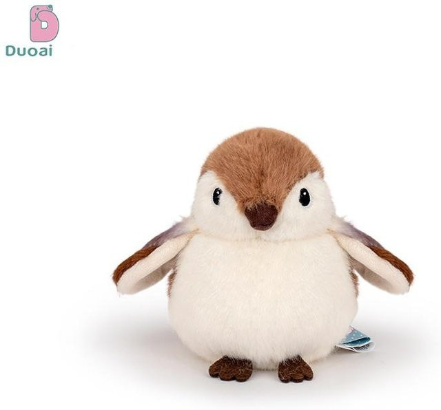 Kidsly Kawaii Vogel Plüschtier, Papagei Spatz, Bunt / Mehrfarbig, 11cm - Bild 1