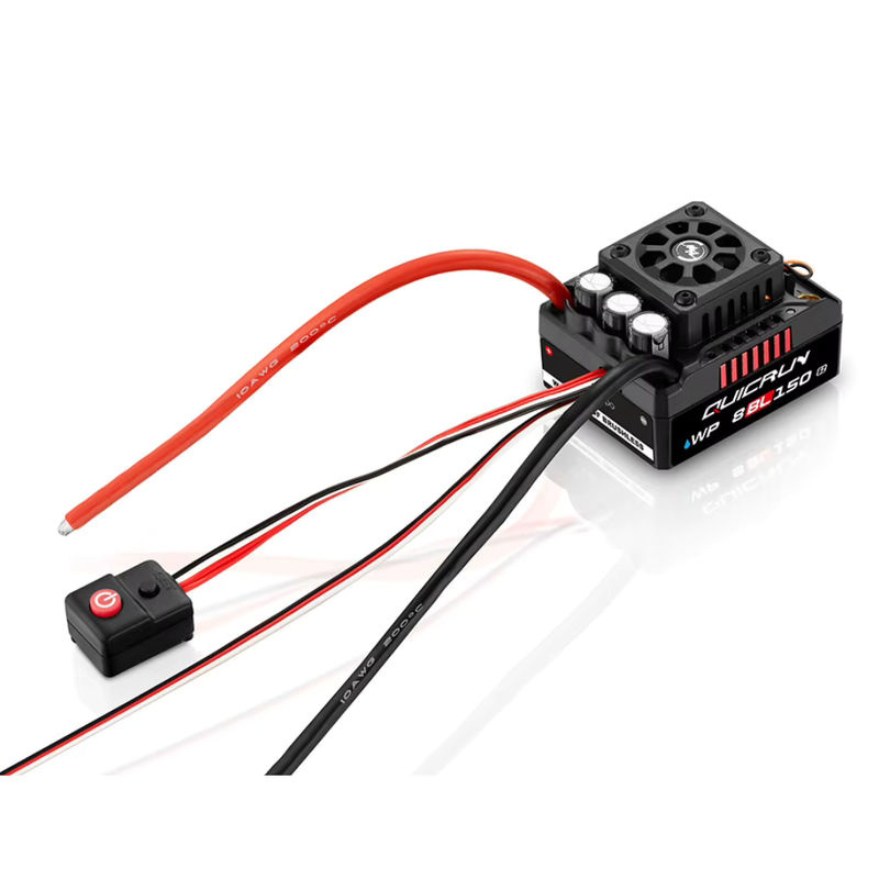 Hobbywing Quicrun WP 8 BL150 G2 Wasserdichter Drehzahlregler für 1/8 RC PKW - Bild 2