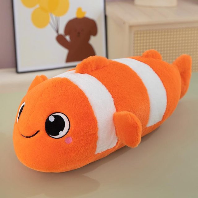 Clownfisch Ozean-Serie, Plüschtier, Stoffpuppe, 40cm, bunt - Bild 1