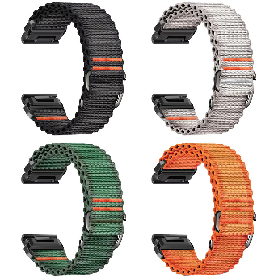Garmin Uhrenarmband Nylon, Bunt, Unisex, 26mm, 22mm - Bild 3