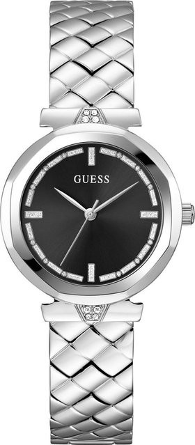 Guess Armbanduhr, Quarz, Edelstahl, Schwarz, 34 mm, Damen - Bild 1