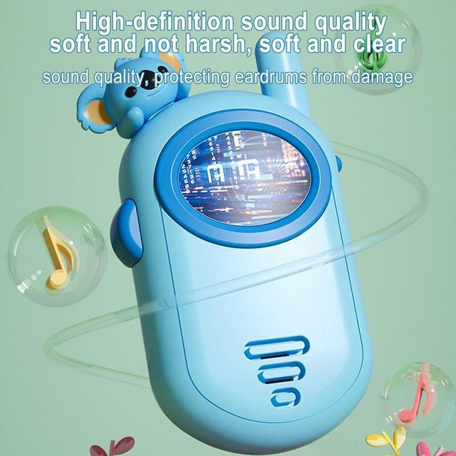 Kidsly Walkie-Talkie, kabelloses elektronisches Spielzeugradio, batteriebetrieben - Bild 1