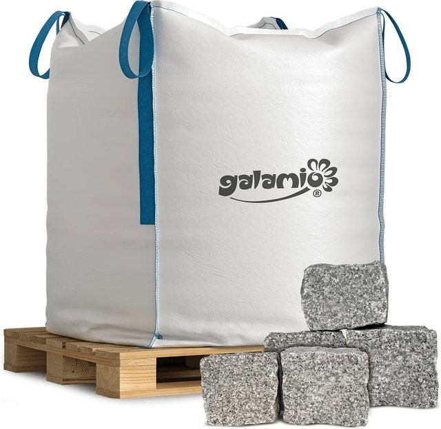 PALIGO Granitpflaster Galamio in Grau für Garten und Terrasse, 1000 kg - Bild 1