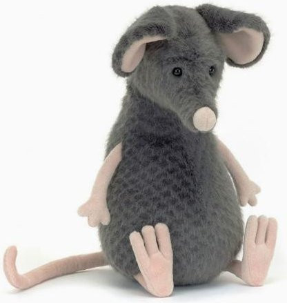 Yiran toy Cartoon Traurige Maus Plüschtier, mit Hut & Brille, 25cm - Bild 1