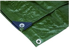 MaKeDO Gewebe-Abdeckplane grün B: 1,5 m, L: 6 m, 140g/m² - Bild 1
