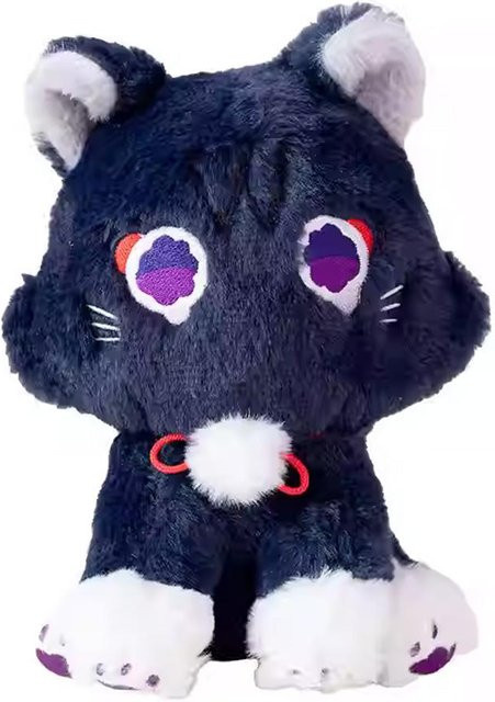 Yiran toy Genshin Impact Katzen Plüschtier Set, blaue Cartoon Katzen Plüschtiere, ab 14 Jahren - Bild 1