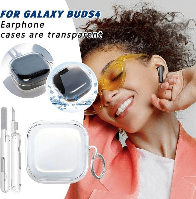 Transparente TPU-Schutzhülle für Samsung Galaxy Buds4, ultradünne und stoßfeste Silikonhülle - Bild 1