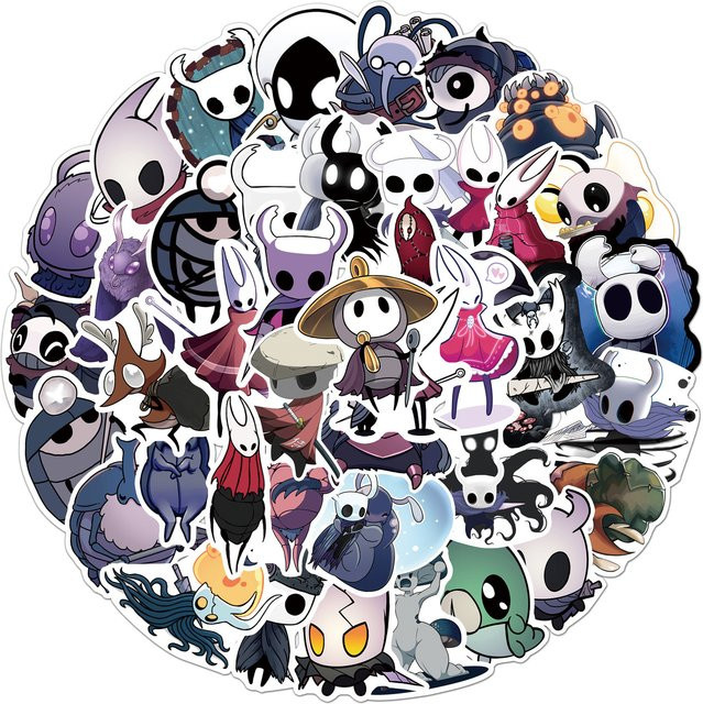 Bandai Hollow Knight Silksong Aufkleber, 54-teiliges Set, multicolour - Bild 1
