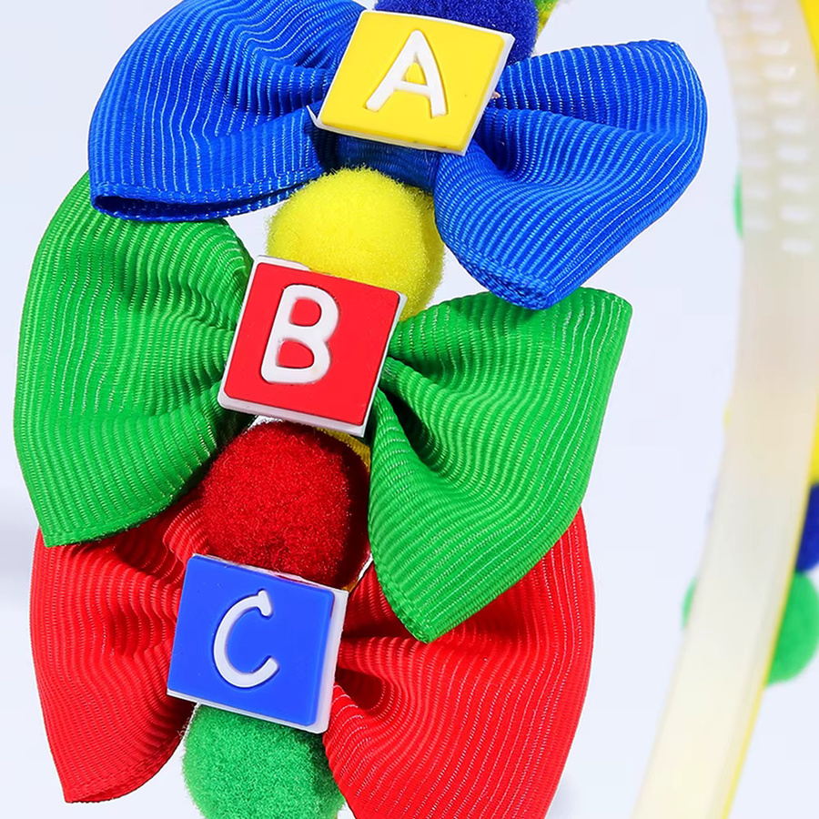 Stirnband, bunte Pom-Pom, Kinder, Mädchen - Bild 3