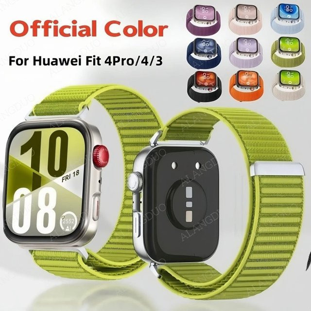 Huawei Uhrenarmband Nylon, Schwarz, Unisex - Bild 1