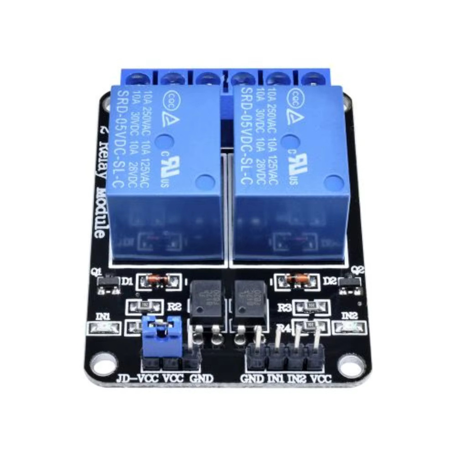 diymore 2-Kanal-Relaismodul 5V mit Optokoppler in Blau für Arduino und Raspberry Pi - Bild 3