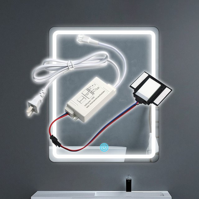 GEDLUZI Single-Touch Ein/Aus LED Licht Berührungsschalter für 220V Wechselstrom, Weiß - Bild 1