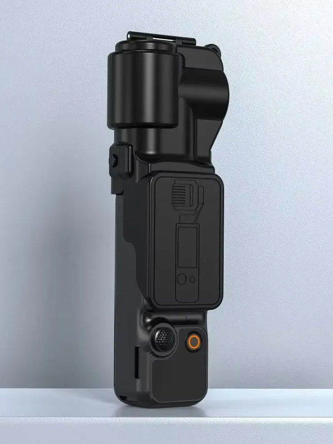 BRDRC Gimbal-Bildschirm-Schutzhülle für DJI Osmo Pocket 3 in Schwarz mit Objektivdeckel und weichem Innenfutter - Bild 6