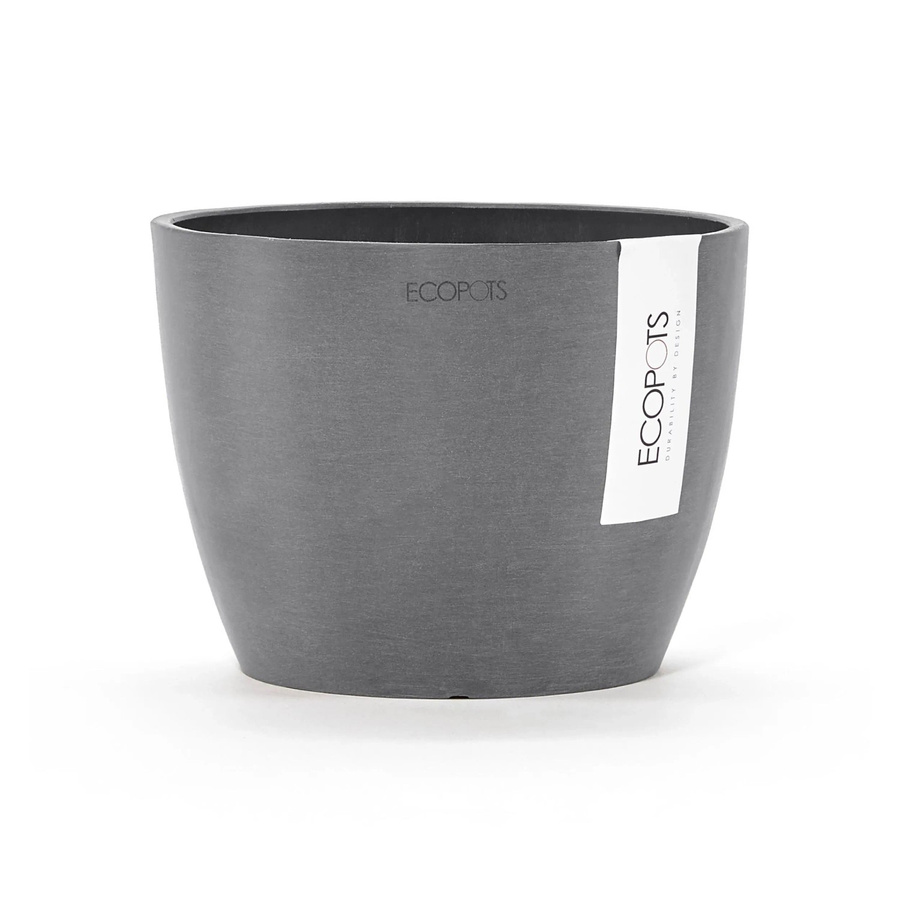 Ecopots Blumentopf Stockholm Grau rund Durchmesser: 16 cm - Bild 2
