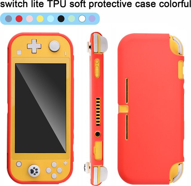 Schutzhülle für Nintendo Switch Lite aus weichem TPU in Gelb - Bild 1