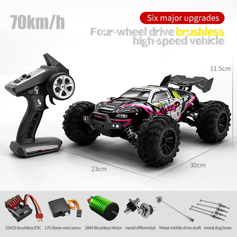 WLtoys Hochgeschwindigkeits-Ferngesteuertes Bürstenmotor-Auto, 1:16, ab 14 Jahren - Bild 3