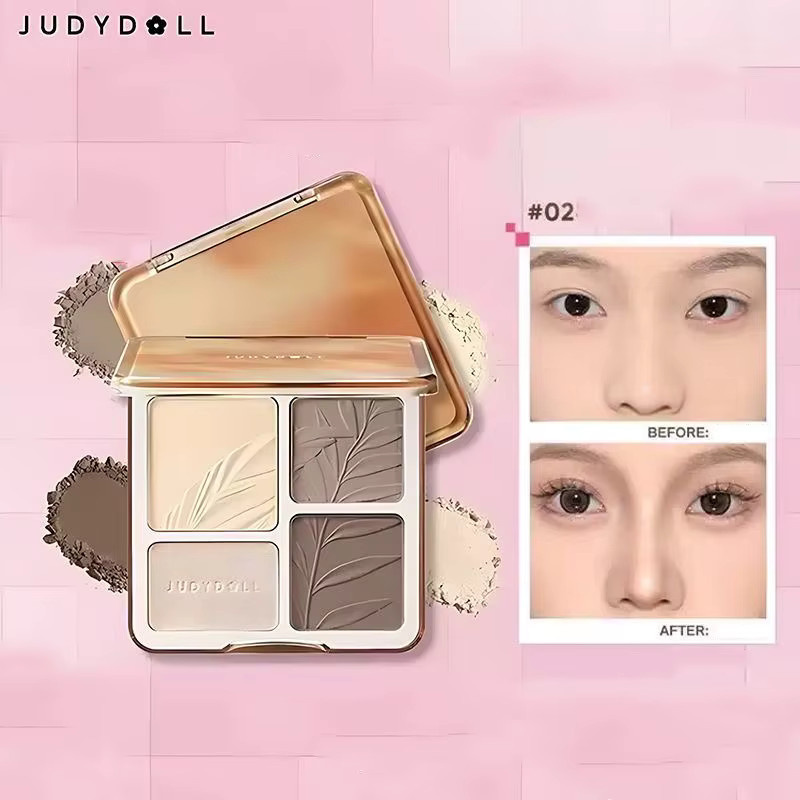 Judydoll Contouring Palette, Puder, Matt, #02, Unisex - Bild 2