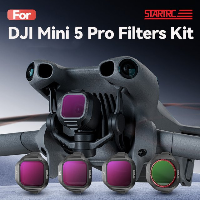 SZKOSTON Objektiv-Abdeckung Set UV CPL ND8 ND32 ND64 ND128 für DJI NEO Mini 5 Pro Zubehör - Bild 1