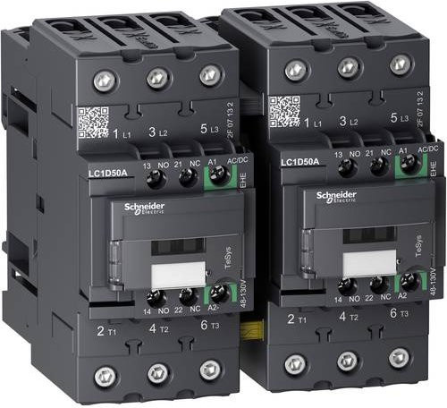 Schneider Electric LC2D50AEHE Wendeschütz-Kombination in Grau - Bild 1