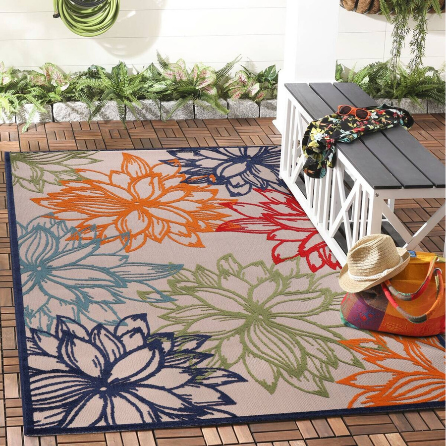 Sanat Outdoorteppich FLORAL bunt B: 80 cm, L: 200 cm - Bild 4