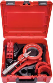 Rothenberger ROCUT 110 Set für Kunststoffrohre in Rot, passend für 50, 75 und 110 mm - Bild 2