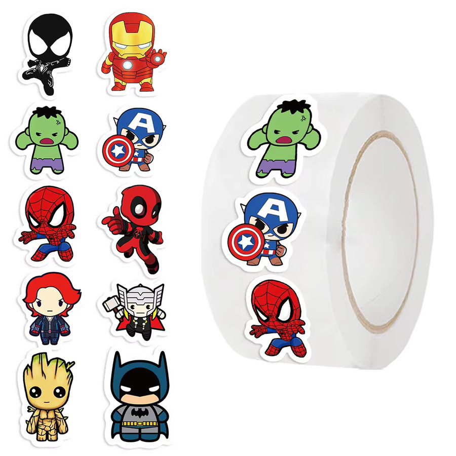 Disney Spiderman Cartoon-Aufkleber, 500 Stück - Bild 2