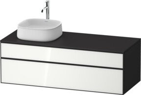 Duravit Waschtischunterschrank Zencha in Weiß, Breite: 130 cm, Tiefe: 55 cm, Höhe: 44,2 cm - Bild 1