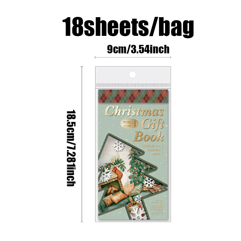 mr.paper Deluxe Weihnachts-Stickerbuch mit 18 Blättern in Multicolor - Bild 3