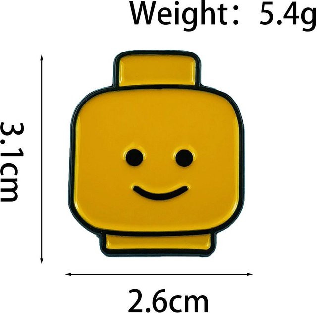 FashionFlair Brosche, Gelb, adult - Bild 1