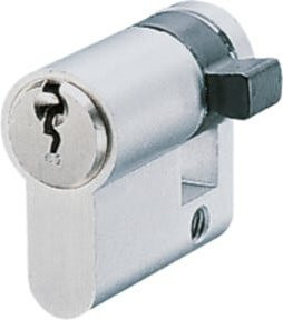 Jung Schlüsselschalter Profil-Halbz. 3Schl. 28 G 1 in Silber mit IP44 Schutzart - Bild 1