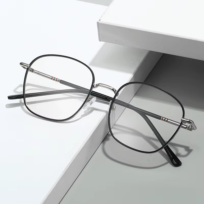 Rexxar Korrektionsbrille, Vollrand, Quadrat, Metall, Schwarz, Unisex - Bild 2