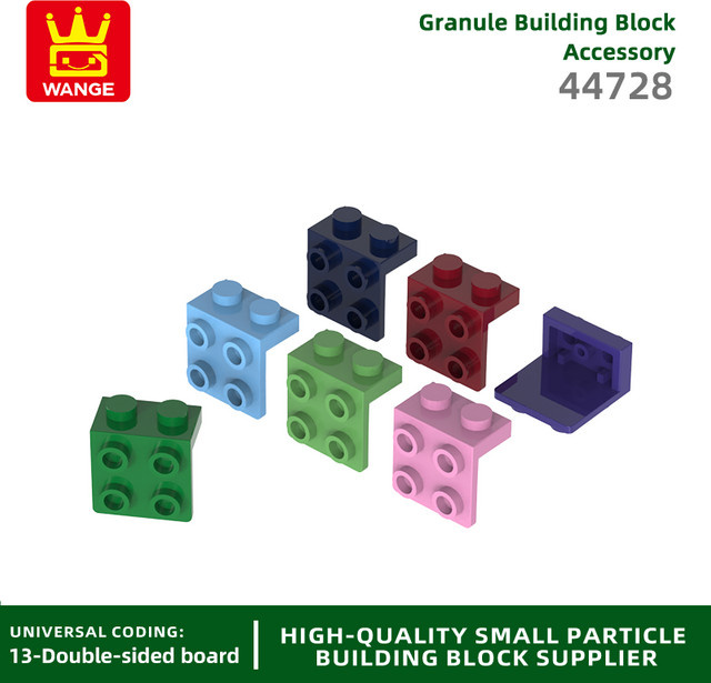 Wange Halterungsblock, 128-teiliges Set, Bunt / Mehrfarbig, Kunststoff - Bild 1