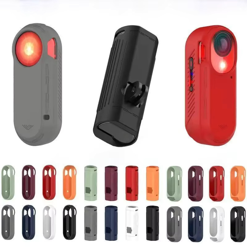 Flüssigsilikonhülle aus weichem TPU für Garmin Varia RCT715 RTL515 UT800 Fahrrad-Radarkamera und Rücklicht in Schwarz und Multicolour - Bild 1