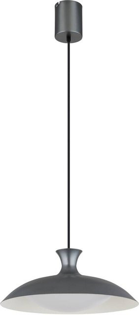 GLOBO Pendelleuchte ROCHA in Grau Matt aus Metall mit LED, Höhe: 150 cm, Durchmesser: 40 cm - Bild 1