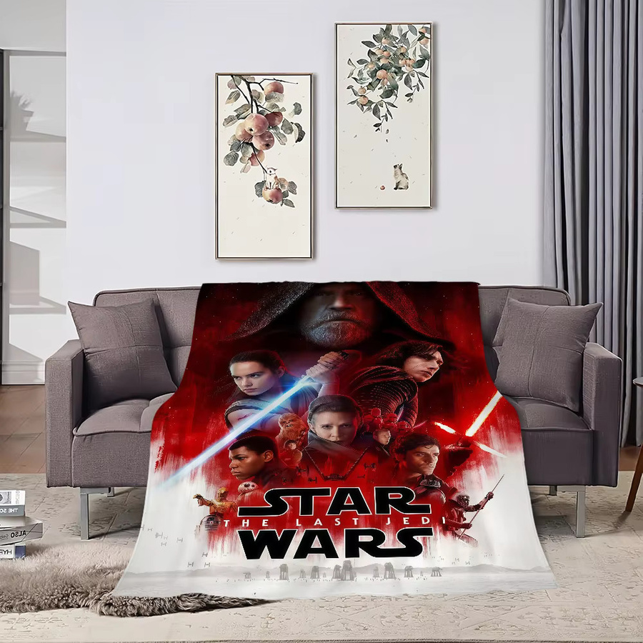 S-STAR Star Wars Decke, weiche Überwurfdecke für Bett, Sofa und Picknick, Mehrfarbig - Bild 3