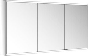 Keuco Spiegelschrank Royal Modular 2.0 mit 3 Drehtüren, LED-Beleuchtung und Sensor-Schalter, Weiß/Silber, B/H/T: 150 x 70 x 16 cm - Bild 1