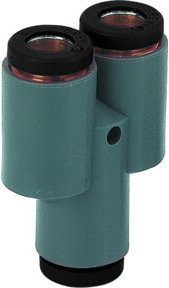 Schneider Electric Steckverbindung SVG-R23-8x8x8 Y in Türkis aus Kunststoff B/T/H: 8 x 8 x 8 cm - Bild 1