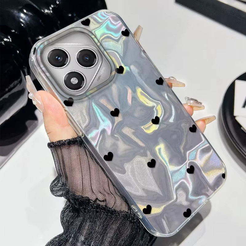 Handyhülle mit Liebesherz Design für Honor Pro, Magic, Lite und X-Serie in Pink - Bild 2