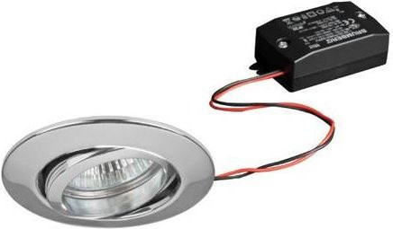 Brumberg LED-Einbauleuchte rund in Weiß und Chrom mit 6W Warmweiß - Bild 1