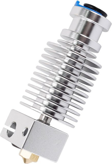 E3D V6 Hotend mit Bimetall-Heatbreak für 3D-Drucker-Extruder, Farbe: Silber, passend für Prusa und Voron, Remote Short Direct Heat Sink, für 1,75 mm Filament - Bild 1