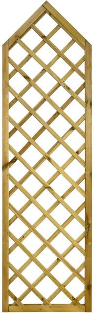 GartenLand Rankgitter VARIO Spitzelement aus Kiefer Holz in Grün, B/T/H: 60 x 44 x 205 cm - Bild 1