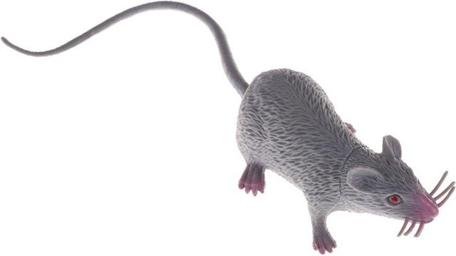 ODILO Kleine Ratte Lebensechte Maus Modell Spielzeug - Bild 1