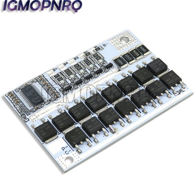 WAVTZT BMS Schutzplatine für 18650 Li-Ion LMO Ternäre Lithium-Batterien, 100A, kompatibel mit 3S 4S 5S (12V, 16,8V, 18V, 21V) mit Balance-Funktion - Bild 1